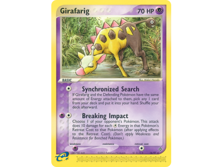 Girafarig (Reverse Holo)