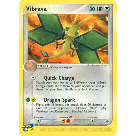Vibrava (Reverse Holo)