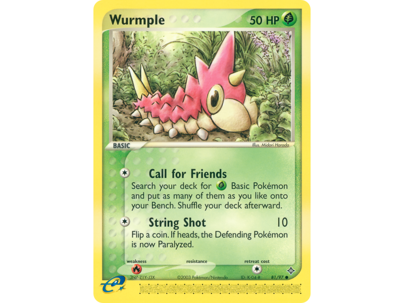 Wurmple (Reverse Holo)