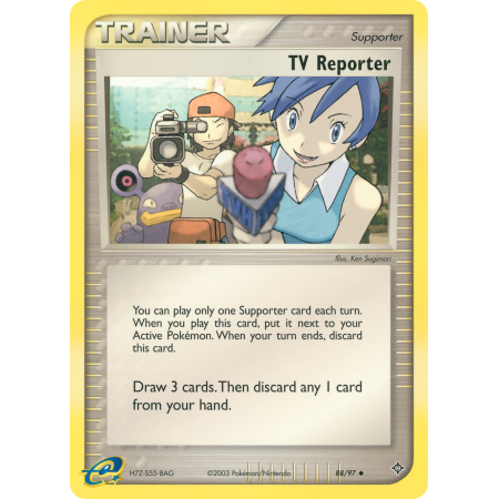 TV Reporter (Reverse Holo)