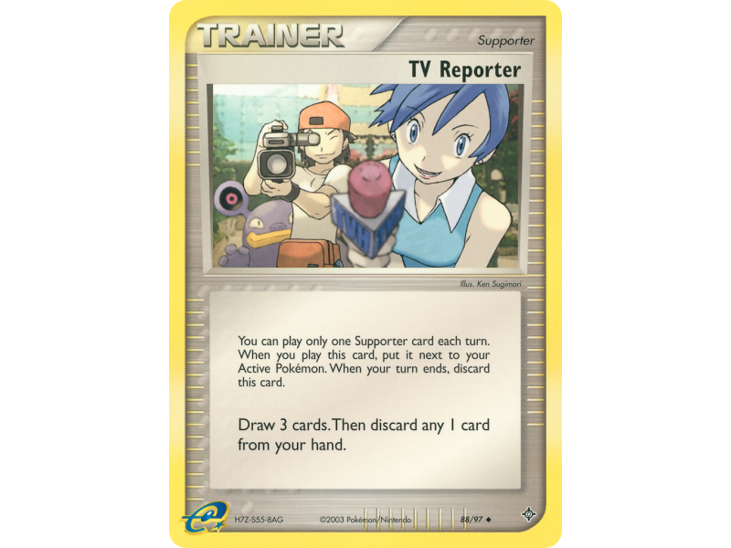 TV Reporter (Reverse Holo)