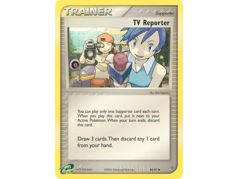TV Reporter (Reverse Holo)
