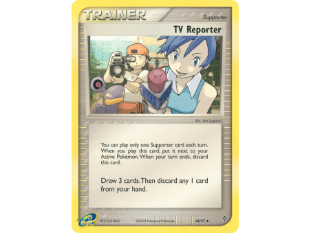 TV Reporter (Reverse Holo)