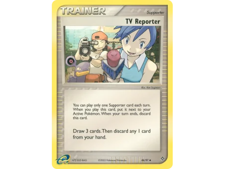 TV Reporter (Reverse Holo)