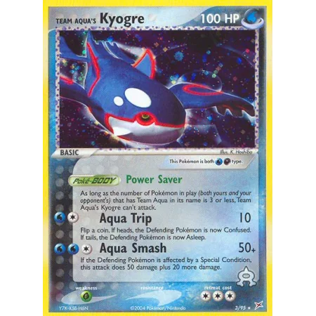 Team Aqua's Kyogre (Holo)