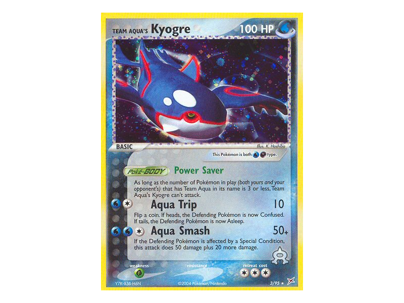 Team Aqua's Kyogre (Reverse Holo)