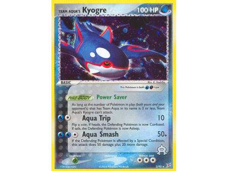 Team Aqua's Kyogre (Reverse Holo)