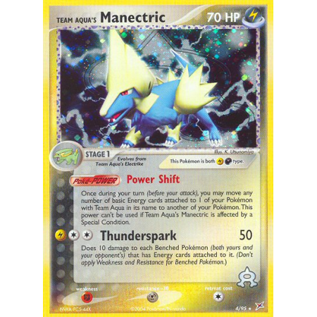Team Aqua's Manectric (Holo)