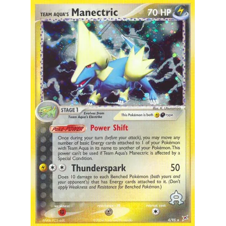Team Aqua's Manectric (Holo)