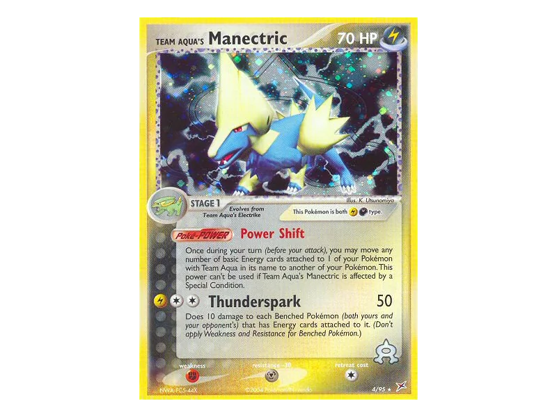Team Aqua's Manectric (Holo)