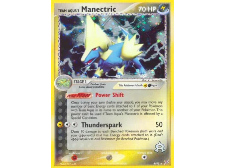 Team Aqua's Manectric (Holo)