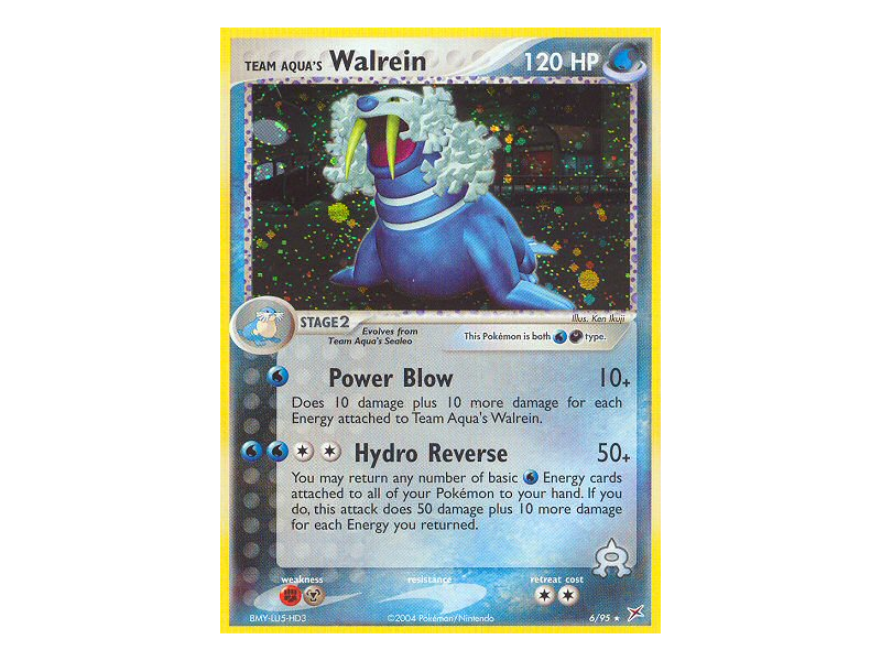 Team Aqua's Walrein (Holo)