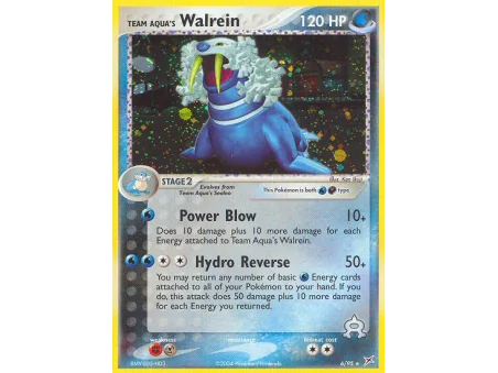 Team Aqua's Walrein (Reverse Holo)