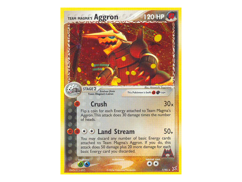 Team Magma's Aggron (Reverse Holo)