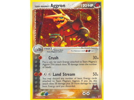 Team Magma's Aggron (Reverse Holo)
