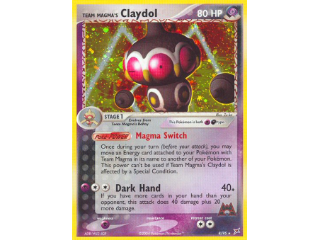 Team Magma's Claydol (Holo)