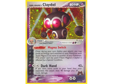 Team Magma's Claydol (Holo)