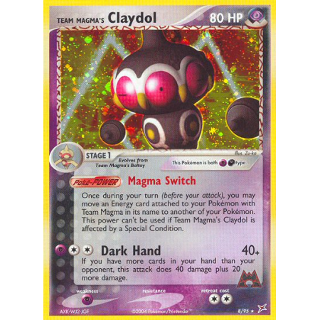 Team Magma's Claydol (Reverse Holo)