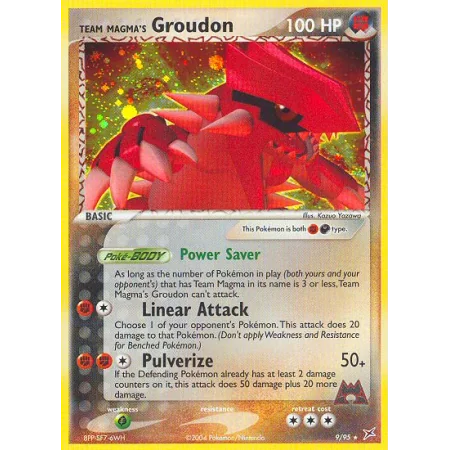 Team Magma's Groudon (Holo)