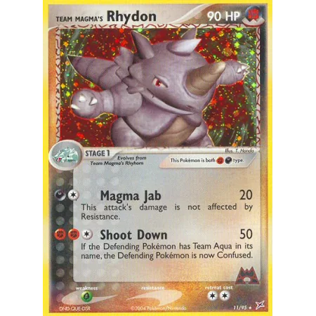 Team Magma's Rhydon (Reverse Holo)