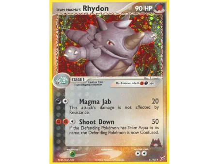 Team Magma's Rhydon (Reverse Holo)