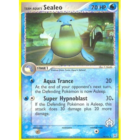 Team Aqua's Sealeo (Reverse Holo)