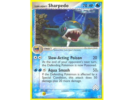 Team Aqua's Sharpedo (Reverse Holo)