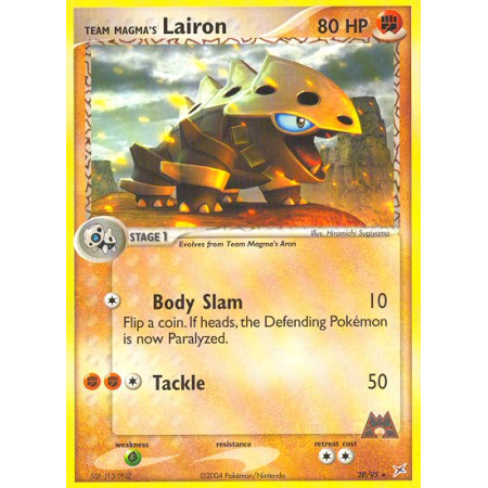 Team Magma's Lairon (Reverse Holo)
