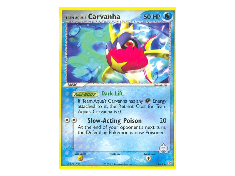 Team Aqua's Carvanha (Reverse Holo)