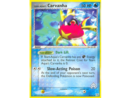 Team Aqua's Carvanha (Reverse Holo)