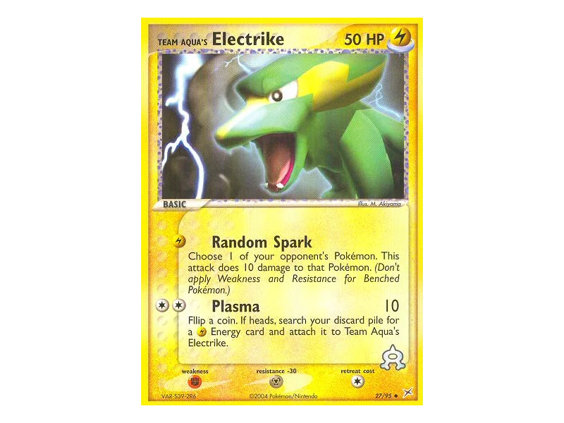 Team Aqua's Electrike (Reverse Holo)