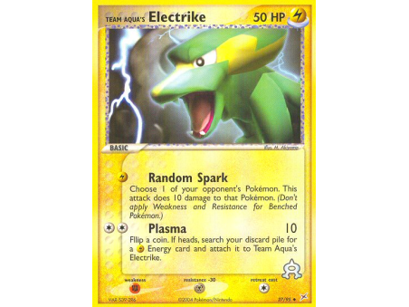 Team Aqua's Electrike (Reverse Holo)