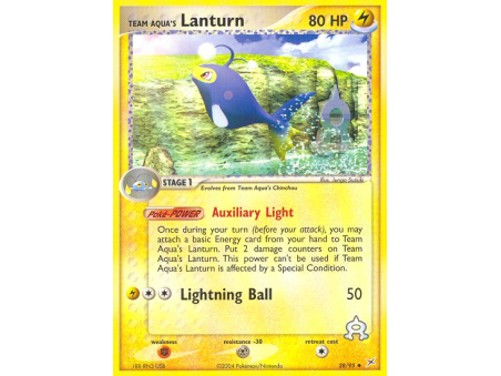 Team Aqua's Lanturn (Reverse Holo)
