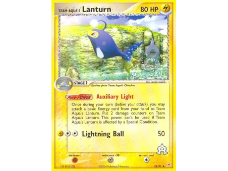 Team Aqua's Lanturn (Reverse Holo)