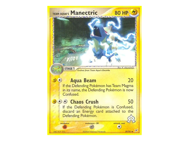 Team Aqua's Manectric (Reverse Holo)