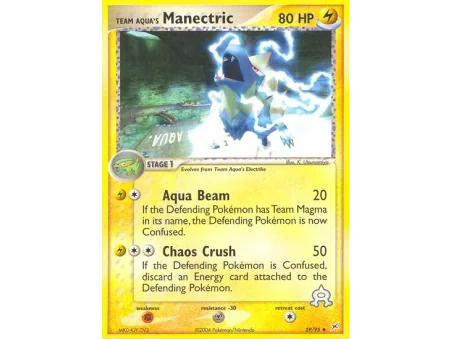 Team Aqua's Manectric (Reverse Holo)