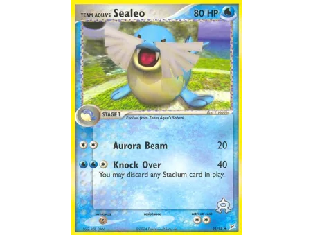 Team Aqua's Sealeo