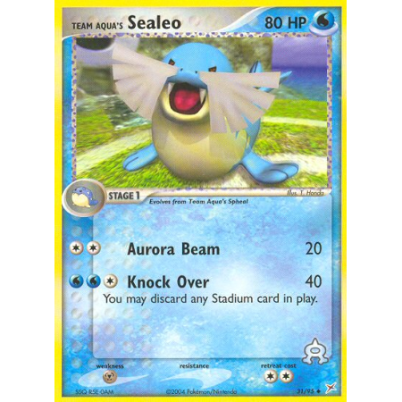 Team Aqua's Sealeo (Reverse Holo)
