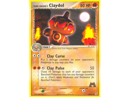 Team Magma's Claydol (Reverse Holo)