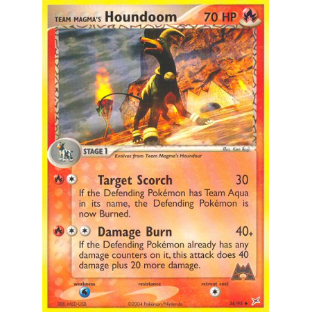 Team Magma's Houndoom (Reverse Holo)