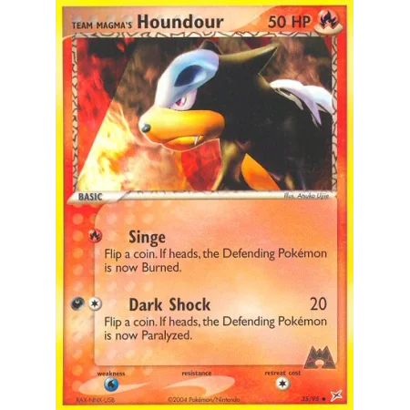 Team Magma's Houndour (Reverse Holo)