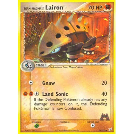 Team Magma's Lairon