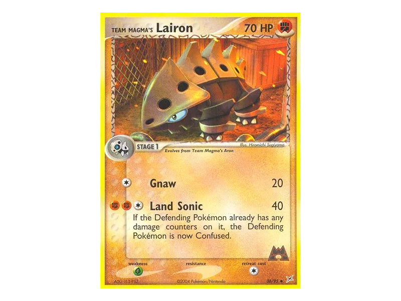 Team Magma's Lairon (Reverse Holo)