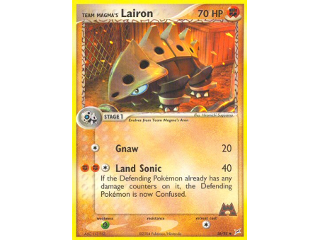 Team Magma's Lairon (Reverse Holo)