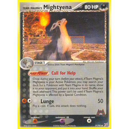 Team Magma's Mightyena
