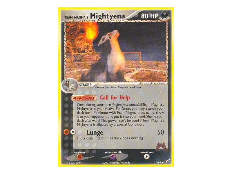 Team Magma's Mightyena