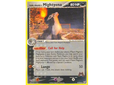 Team Magma's Mightyena