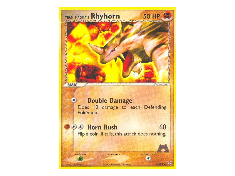 Team Magma's Rhyhorn