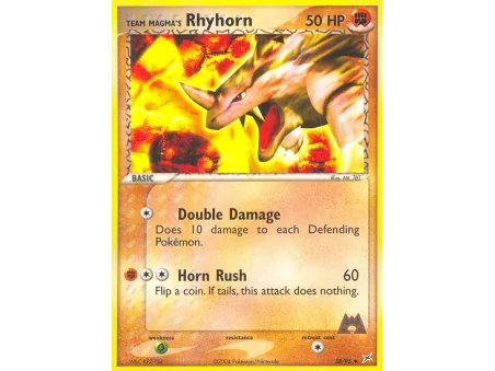 Team Magma's Rhyhorn (Reverse Holo)
