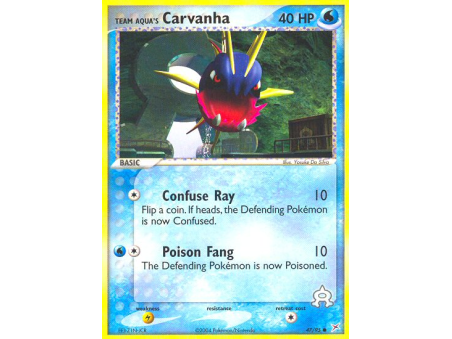 Team Aqua's Carvanha